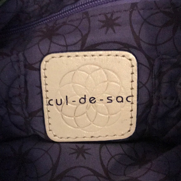 Green Leather cul-de-sac Handbag - Picture 5 of 5